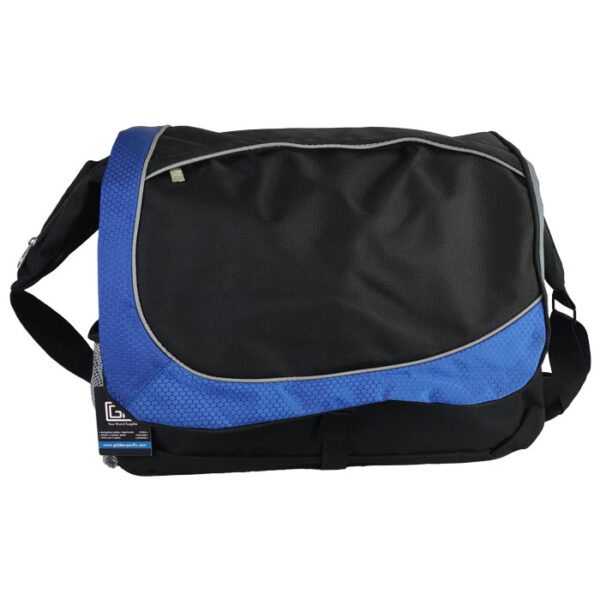 Golden pacific messenger bag black/royal