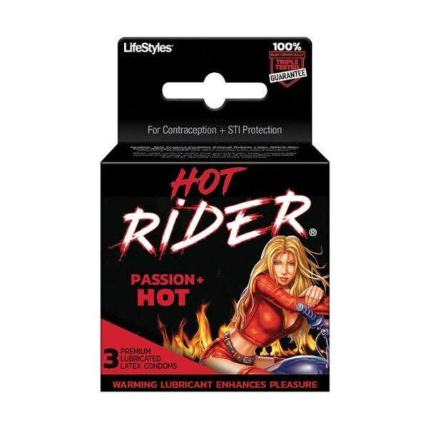 Condom 3 Pack LifeStyles Rider Assorted