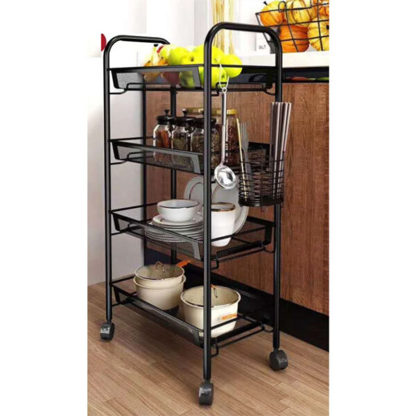 Metal Commodity Shelf 4 Tier
