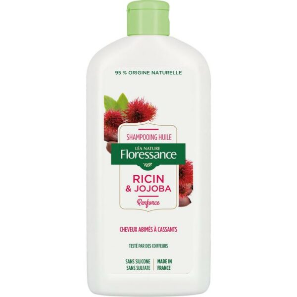 Floressance Shampooing Huile Ricin & Jojoba 500 ml