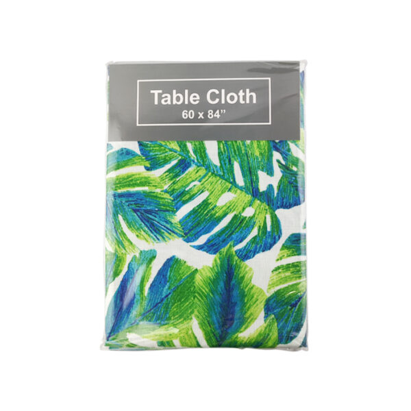 Tablecloth Rectangular 60x84" Tropical Leaves