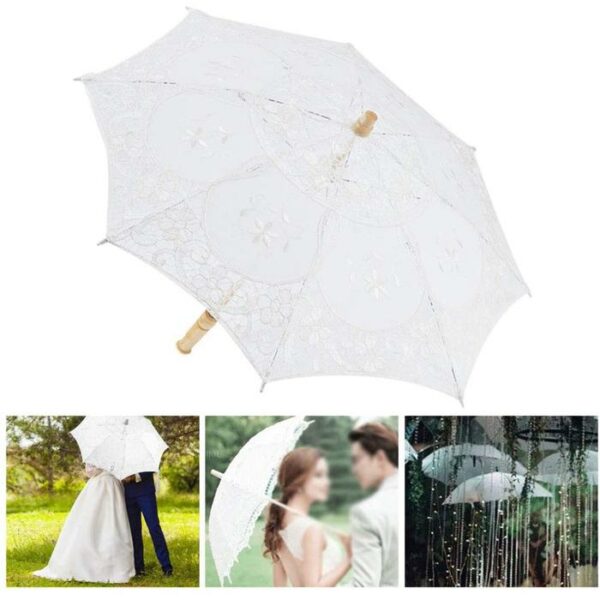 21" Floral Lance Weddin Parasol Assorted