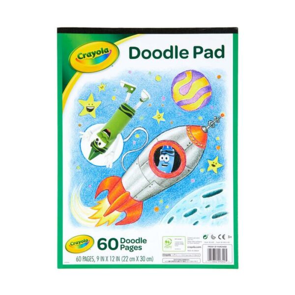 Crayola Doodle Pad 60 Pages 9x12 Inch
