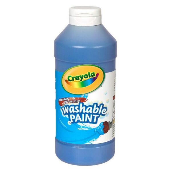Crayola Washable 16 oz Blue Paint