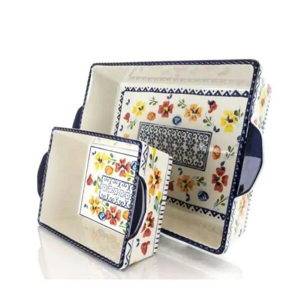Luxembourg 2 Piece Stoneware Bakeware Set