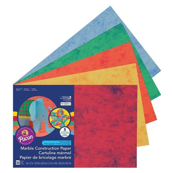 Construction Paper Marble 12x18