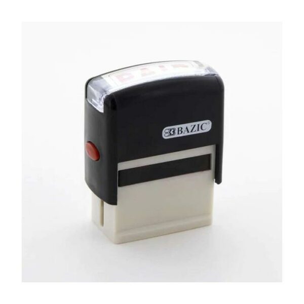 Received Self Inking Rubber Stamp Red Ink