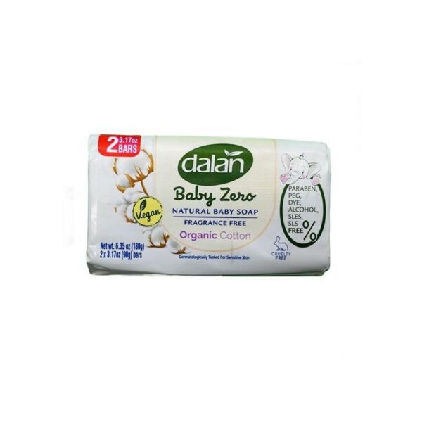 Dalan 2 Pack Organic Cotton Baby Soap 6.35 Oz