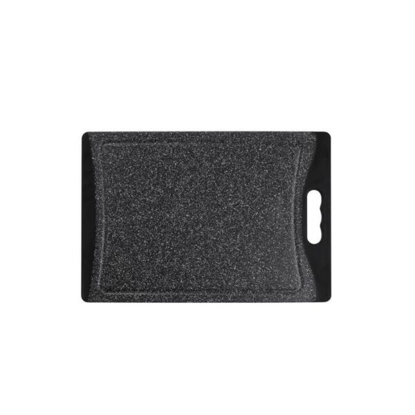 14” White Cutting Board With Black