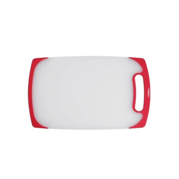 15" Semi-Transparent Cutting Board With Red Trim