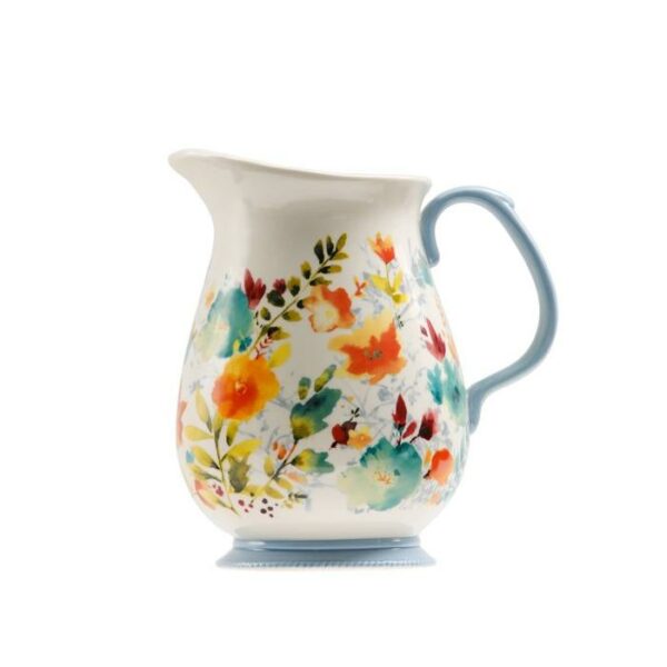 Stoneware Ceramic Pitcher 3.2 Quart