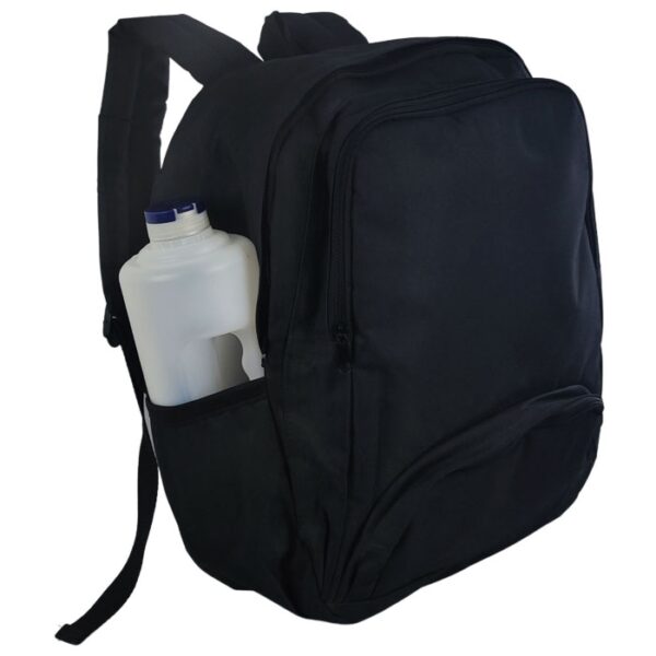 Backpack Black With Bottle