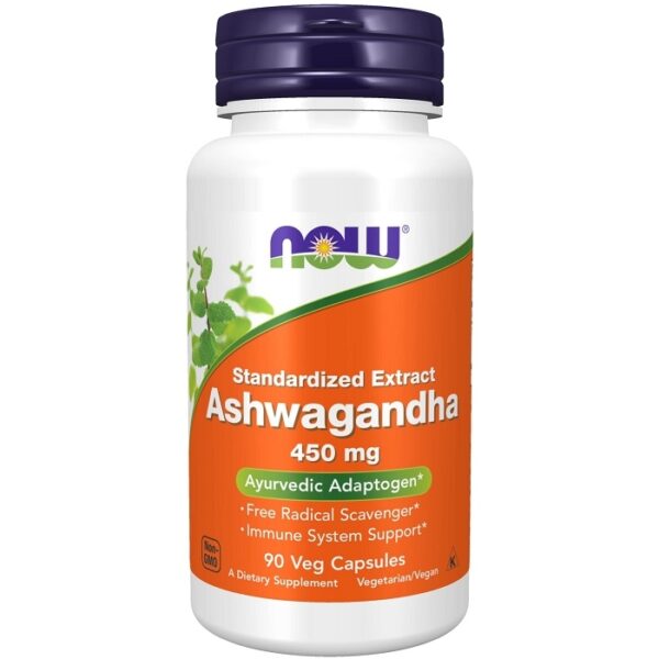 Now Ashwagandha Ayurvedic Adaptogen 90 Capsules