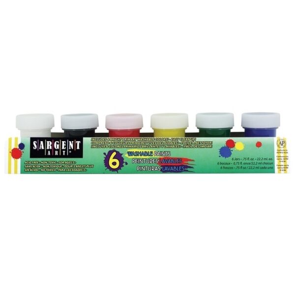 Sargent Art 6 Count Washable Paints