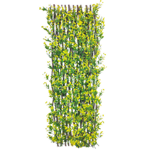 Flowered Expending Green Fence