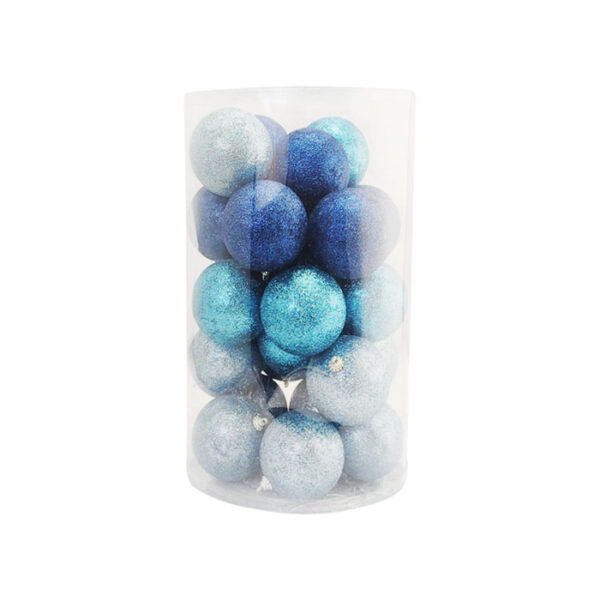 7cm Foam Glitter Ball 25 Pieces Assorted