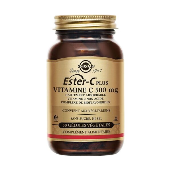 Solgar Ester-C plus 500mg Vitamin C 100 Capsules
