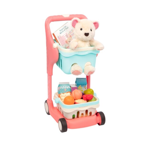 Musical Shopping Cart & Plush Bear
