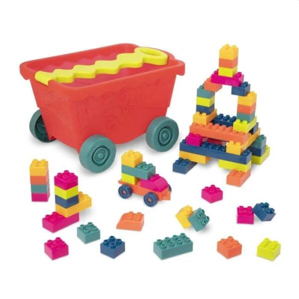 Wavy Wagon With 54 Blocks