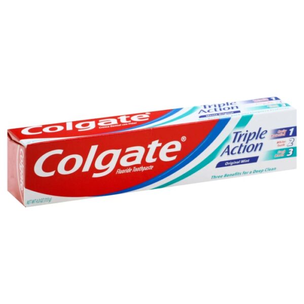 Colgate Fluoride Toothpaste Triple Action 4.Oz