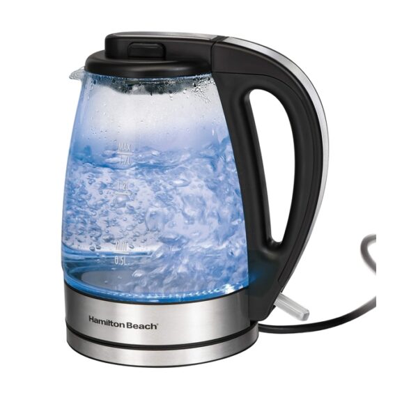 1.7 Liter Illuminated Glass Kettle