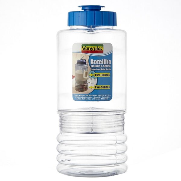 Vanyplas Liquid & Solid Bottle Blue