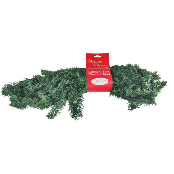 9 Feet Pine Garland 180 Tips