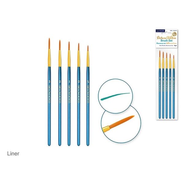 Artist Brush Set Canva Deluxe Taklon Liner