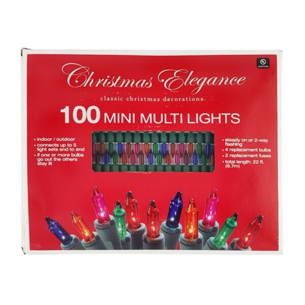 100 Light Ul Multi/Green Tray