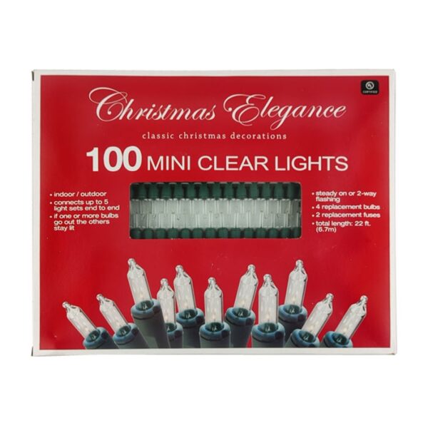 100 Mini Light Clear/Green
