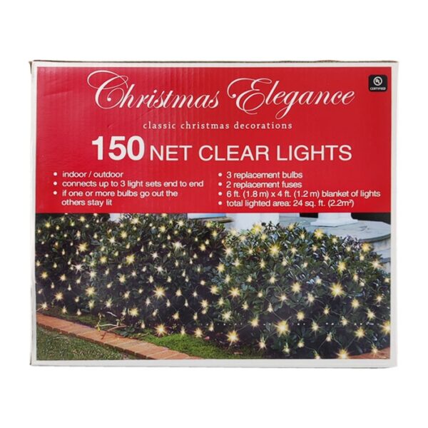 150 Net Light Indoor & Outdoor Clear/Green