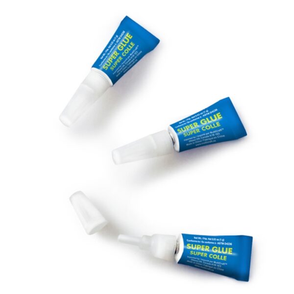 Super Glue 3x1g Tubes In Safety Case Extra Strong