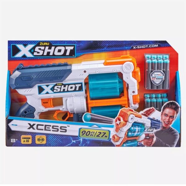 Zuru X-Shot Excel Xcess Tk-12 With 16 Darts