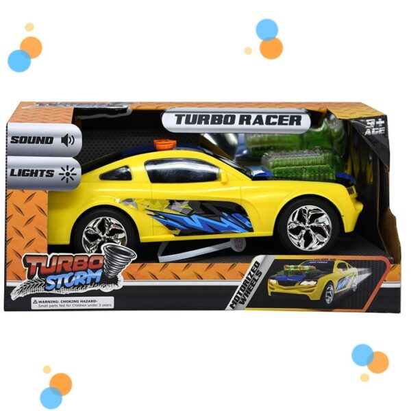Turbo Storm Turbo Racer Car With Motorized Wheels