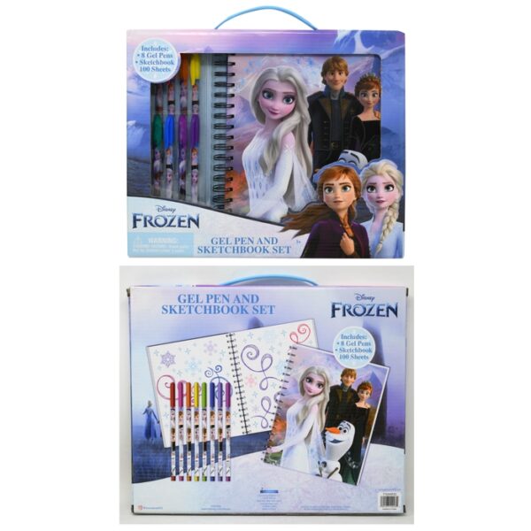 Frozen Sketchbook & Gel Pen Set In Box