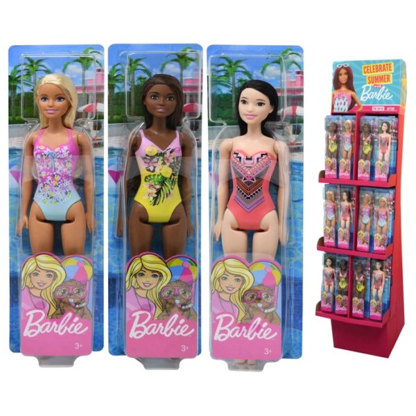 Mattel Beach Barbie Floor 48 Pieces Display