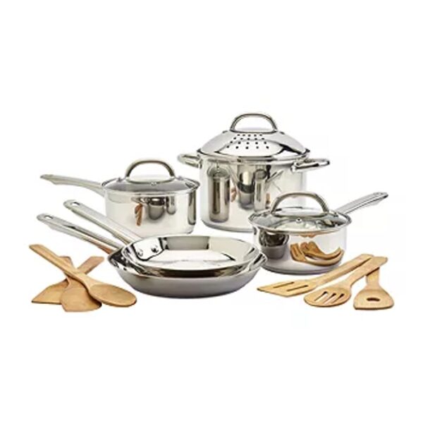 14 Pieces Stainless Steel Cookware Set