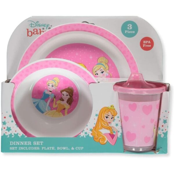 Princess 3 Pieces Dinner Set