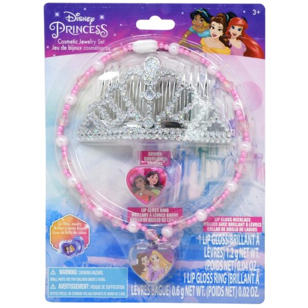 Princess Cosmetic Jewelry Set On Card