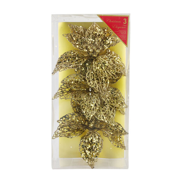 3 Pack Poinsettia Assorted