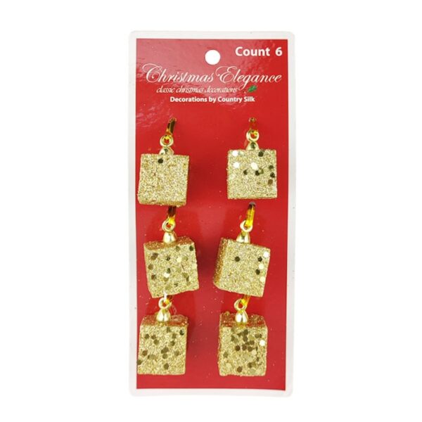 6 Pack Mini Gift Box Ornament