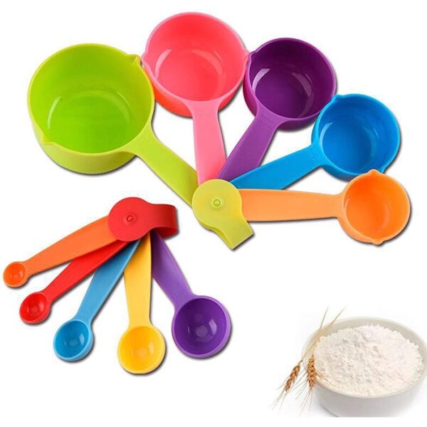 10 Pieces Measuring Spoons & Cups Set