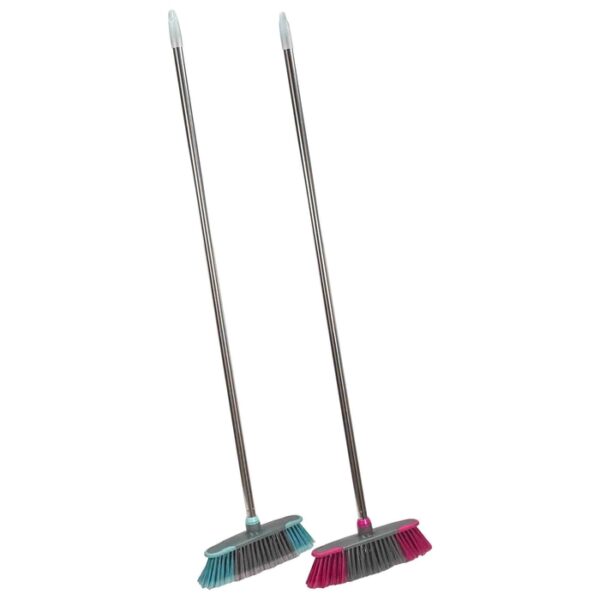 Ace Push Broom Stainless Steel Assorted