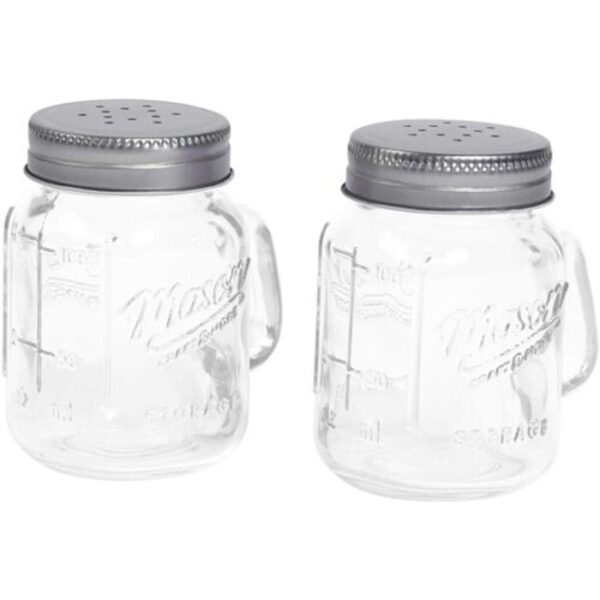 4.Oz Mason Jar Salt & Pepper Shaker
