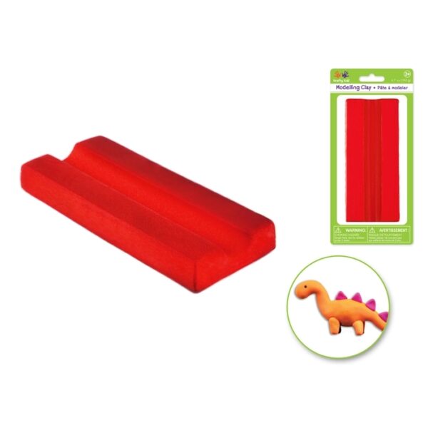 Red Modelling Clay 190g Solid Colors