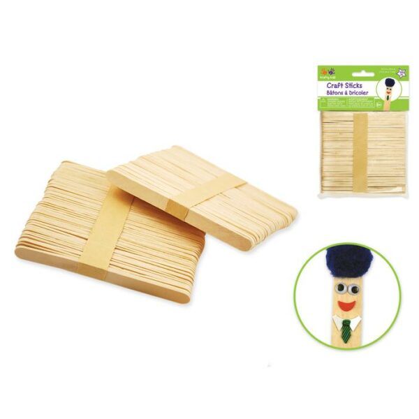 Regular craft sticks 100/pk 4.5"x3/8"