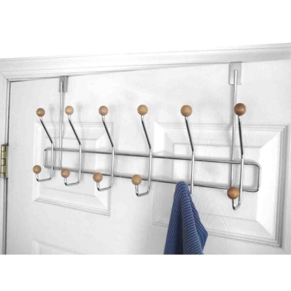 Overdoor hook w/wood balls