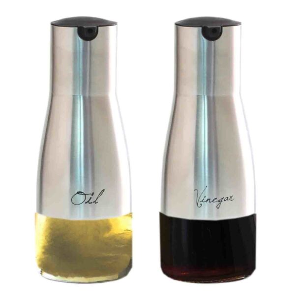 2pc oil and vinegar set s/s