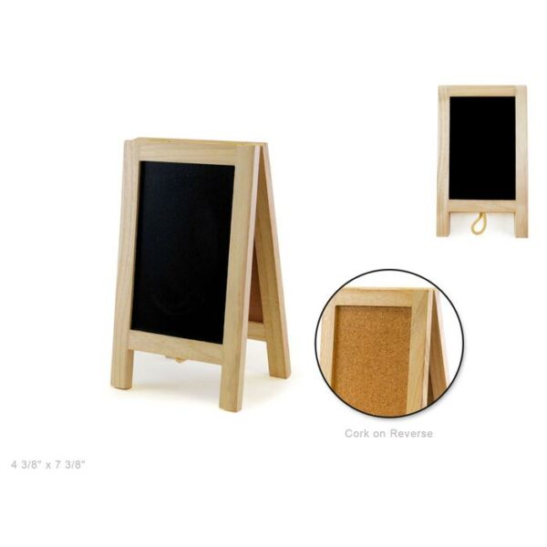 Wood Cratf 4 3/8"X7 3/8" Natural Diy Chalkboard