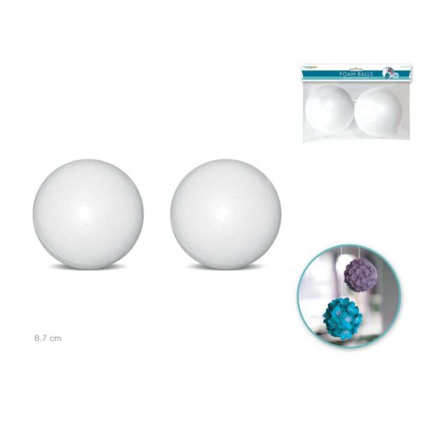 Polyfoam Ball 3 1/2" 2 Pack